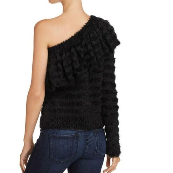 WAYF Johnie One Shoulder Sweater Small NWT - Picture 2 of 7